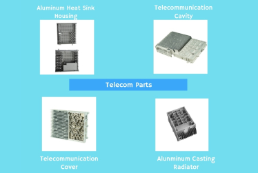L'application des pièces en aluminium de télécommunication