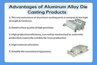 Autocollants dvantages de produits de moulage sous pression en alliage d'aluminium